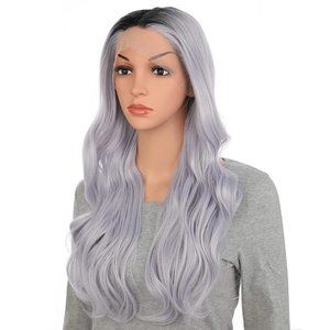24" Synthetic Curly Lace Front Wig